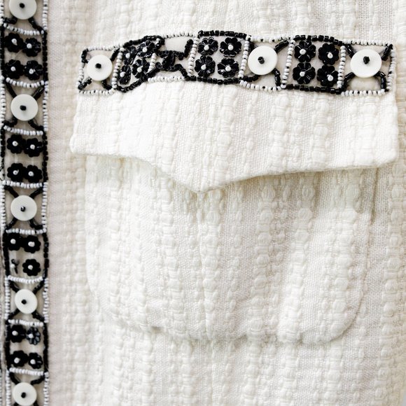 Chanel S/S 03 Beaded Zip Jacket - Picture 6 of 13